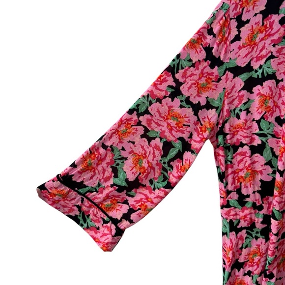 Modstrom Big Floral Print Wrap Dress Size XS Pink Feminine Summer Spring Casual - Picture 5 of 9